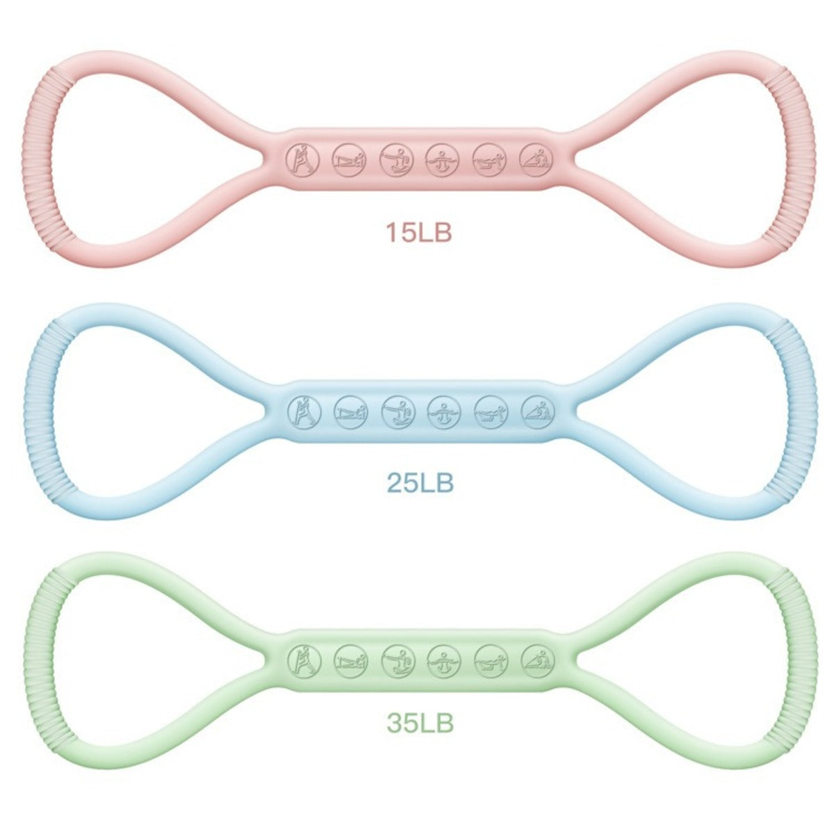 3-Piece Mini Resistance Band Set – Light, Medium & Heavy | Legs, Glutes & Hips