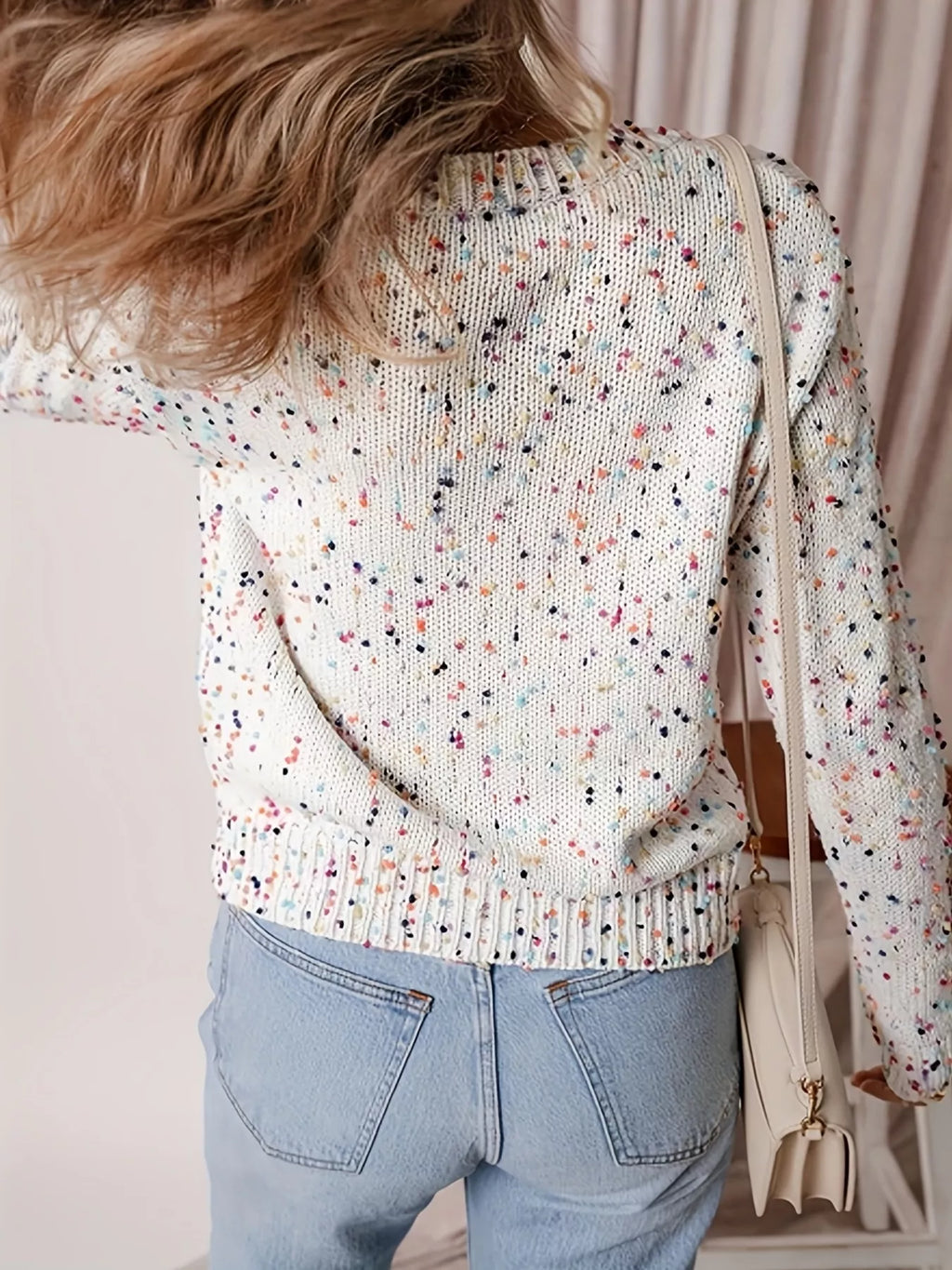 Textured Knit Button-Up Cardigan