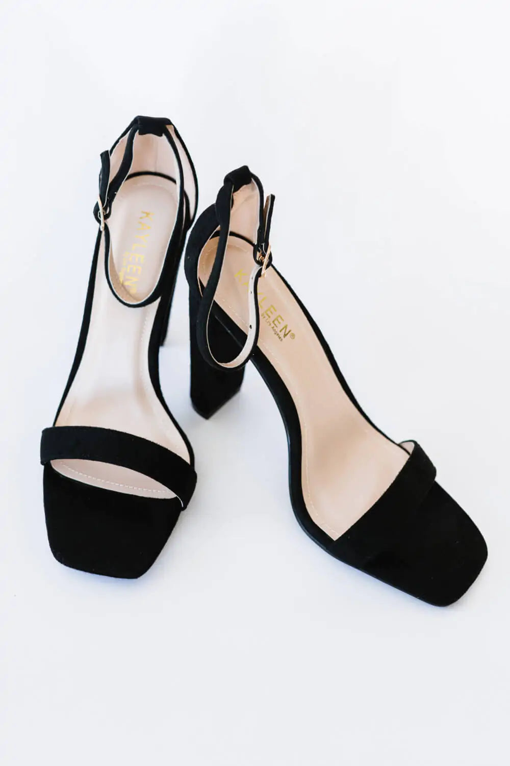 Elegant Block Heel Sandals - # GIAA73210010