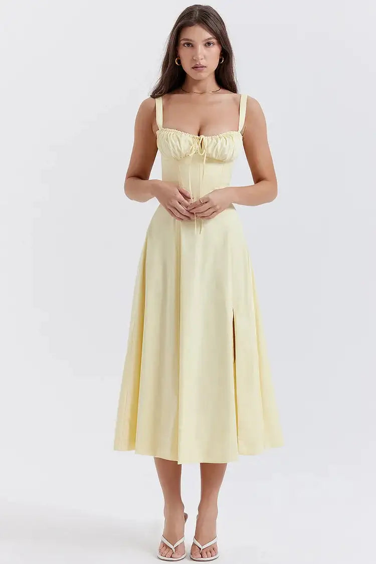 Elegant Vintage Pleated Dresses - # GIAA231710007