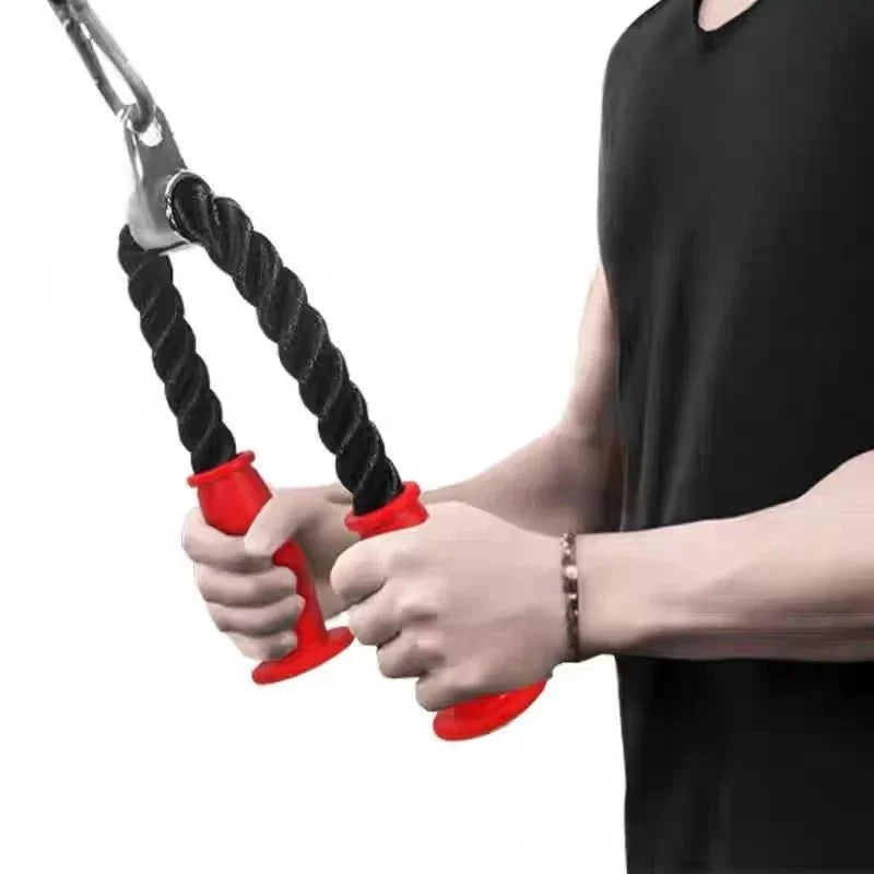Tricep Rope Cable Attachment – Ergonomic Pull Rope