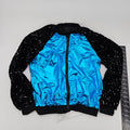 Sequin Zip-Front Jacket