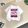 Girls' Tops Casual Short Sleeve Round Neck Print T-shirt