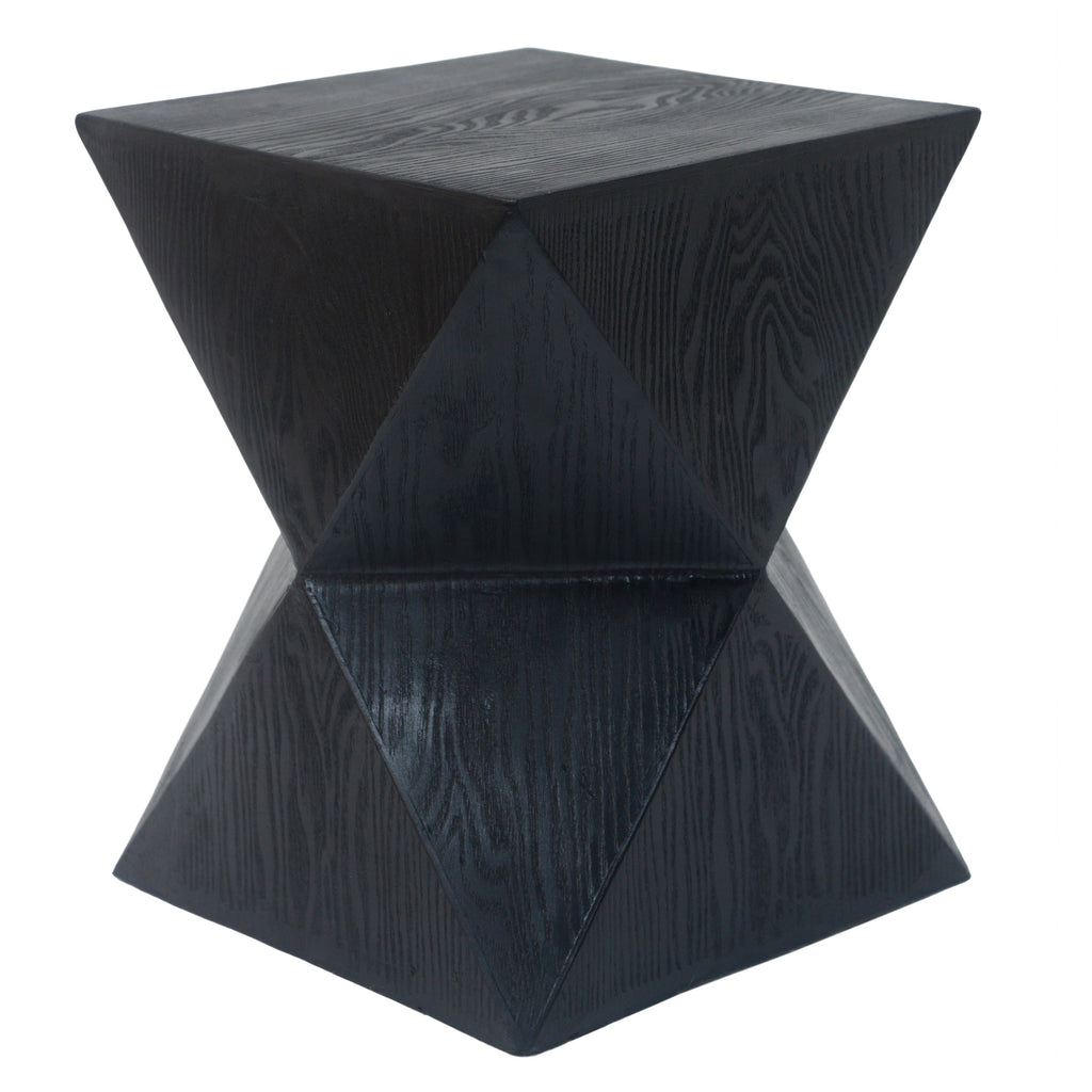14.25" Black Accent Table