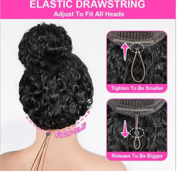 26 inch Deep Wave Wear Go Wig 7x5 HD Lace Closure 180% Draw String Glueless Wig