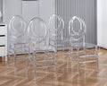 Wedding Chair Set of 4 - Durable Plastic Seating