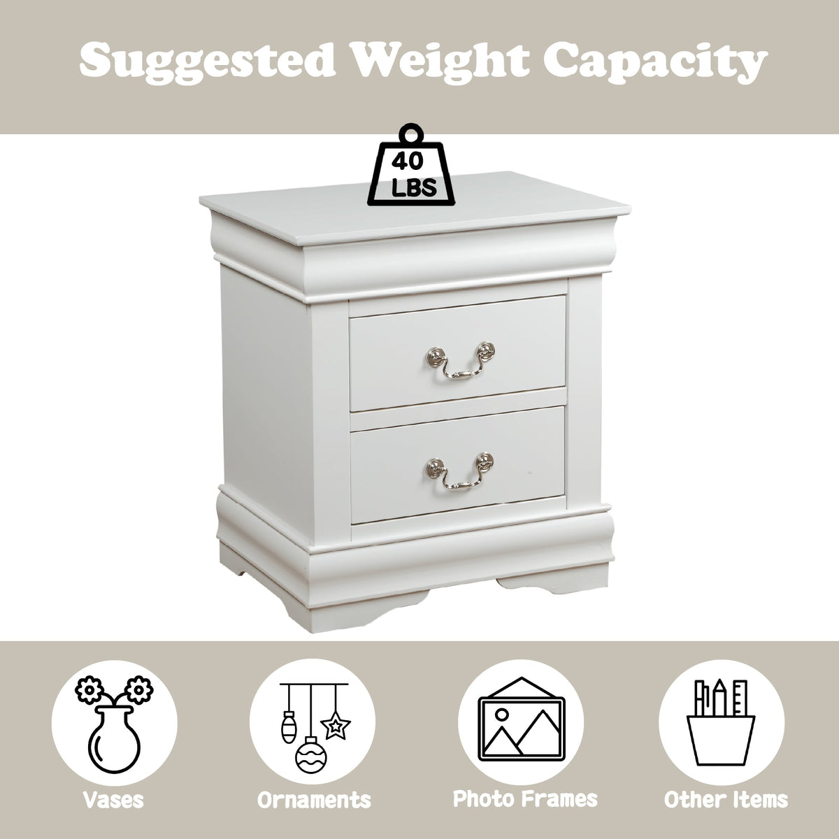 Louis Philippe Nightstand