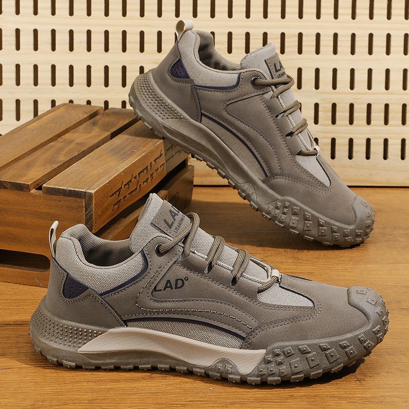 2026 New Men's Safety Work Shoes, Comfortable Versatile Mesh Casual Sneakers, Anti-slip Wear-resistant Working Footwear