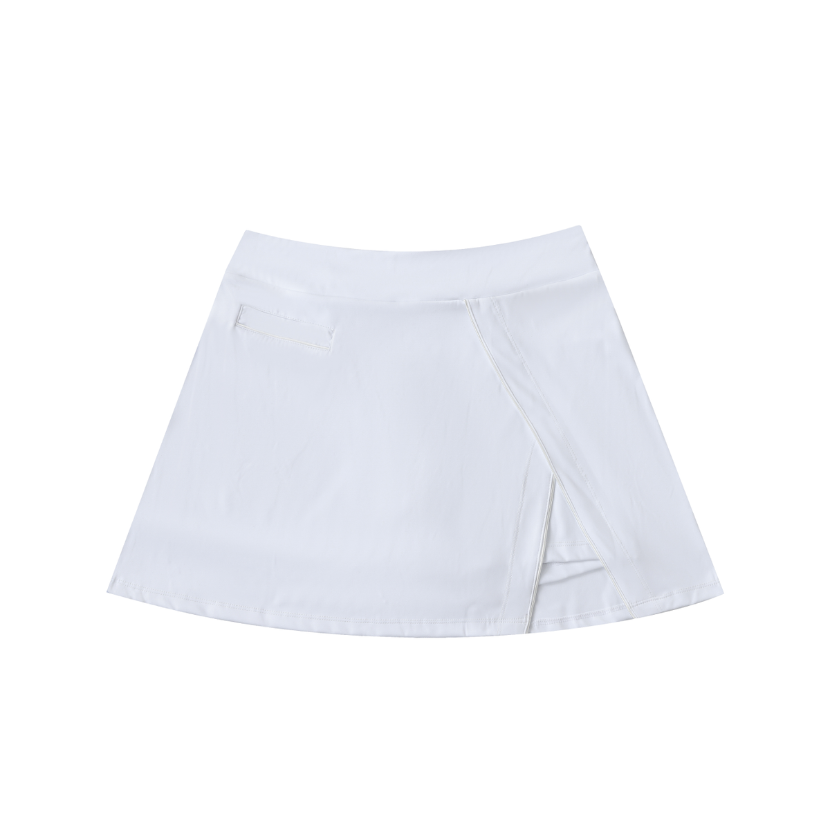 Loki & Ivy High-Waist Pocketed A-Line Skirt