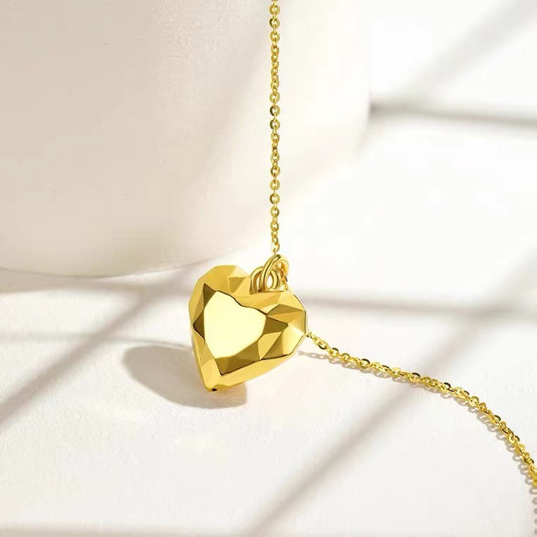 18K Gold Cut Love Gold Pendant Versatile