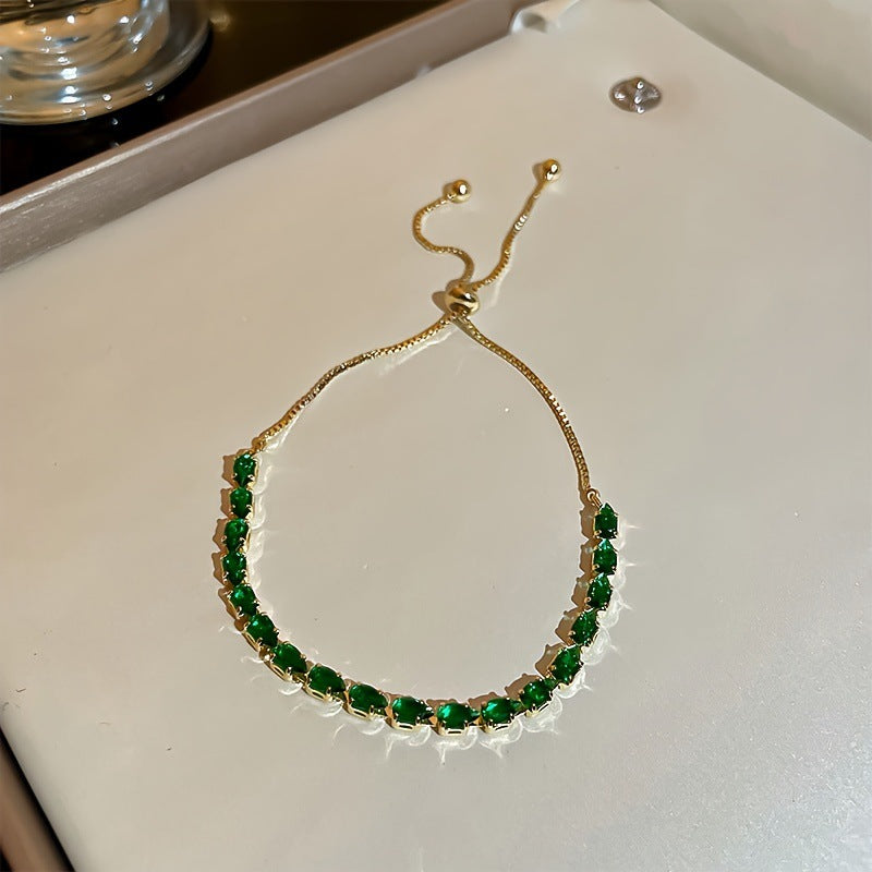 Zircon Full Diamond Light Luxury Chic Bracelet