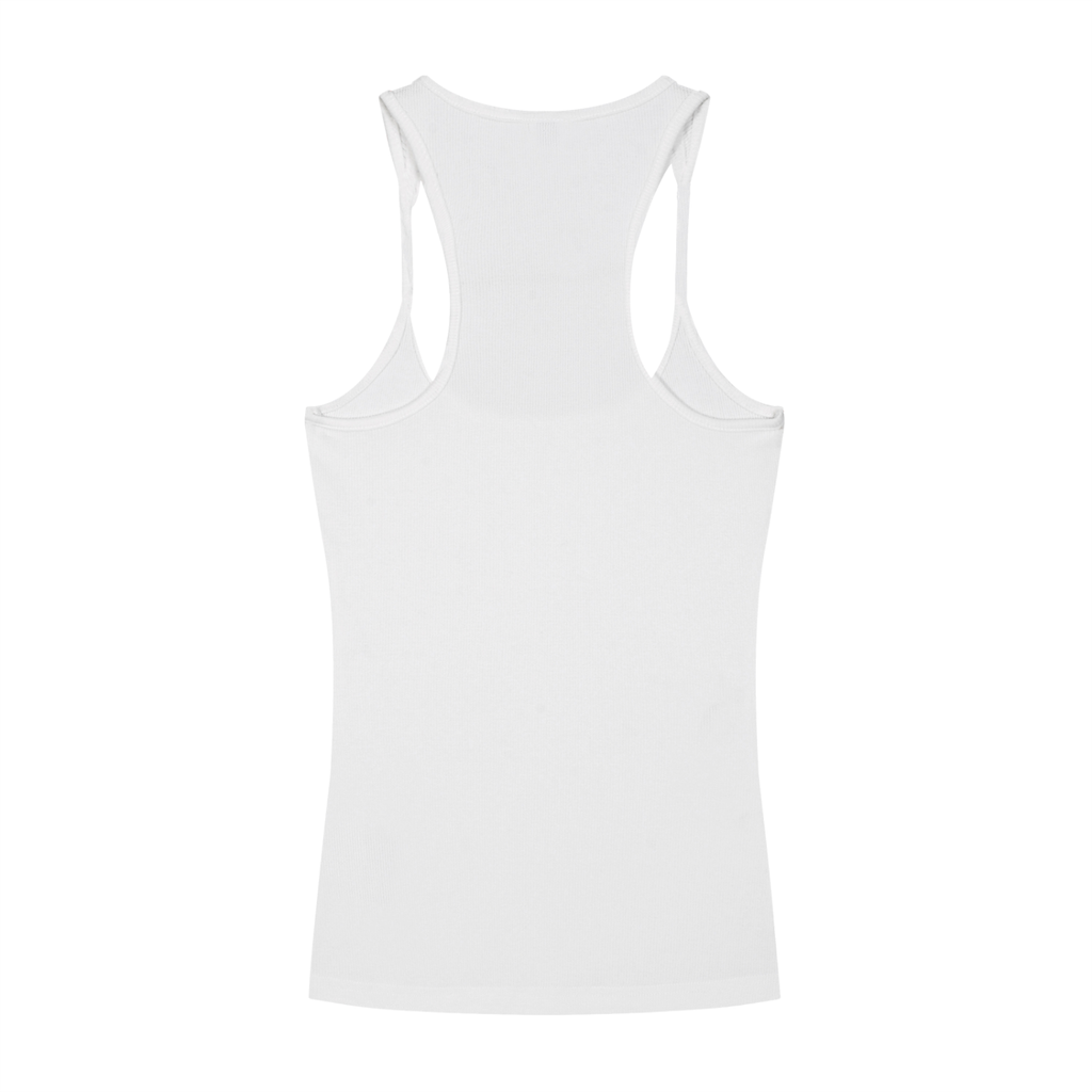 Loki & Ivy Slim Fit Ribbed Racerback Tank Top