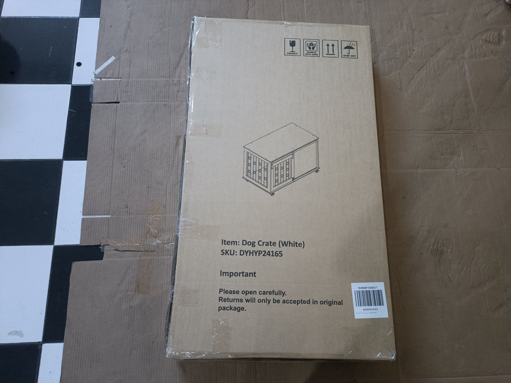 39.37'' Modern Wooden Dog Crate Furniture