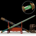 Tang-Style Sword Long-Style Sword Blade Self-Defense  Cold Weapon Tang-Style Horizontal Saber Decorative  Ornament Unsharpened