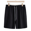 Men's Classic Textured Shorts with Elastic Waist