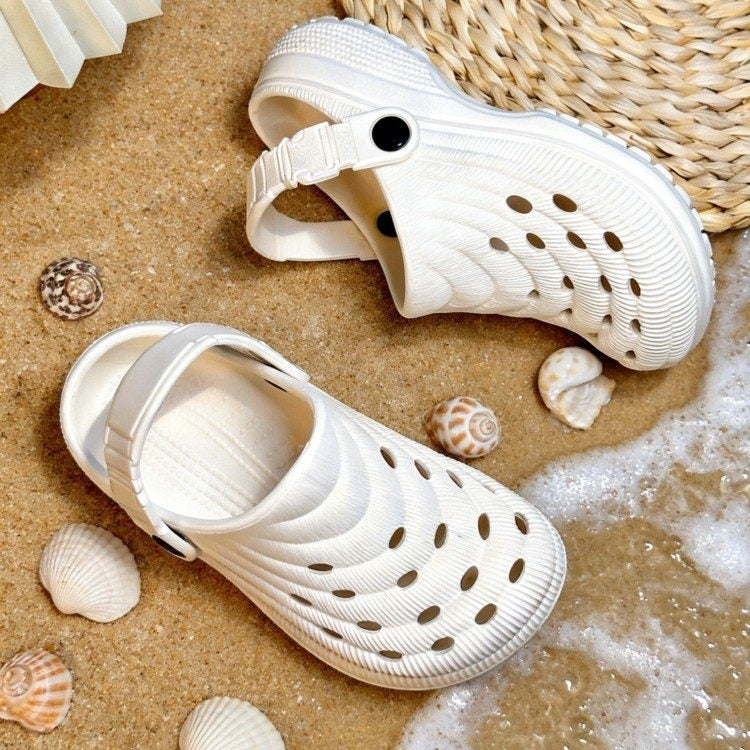 2026 Summer Kids Garden Clogs, Thick Sole Non-slip Closed Toe Sandals, Outdoor Beach Slippers For Boys And Girls Big Kids
