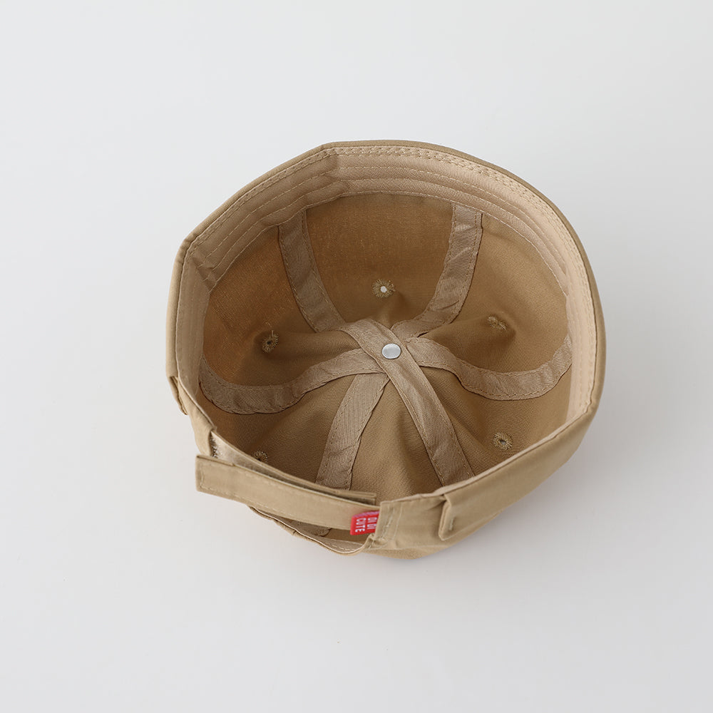 Children's Single-color Three-dimensional English Embroidered Adjustable Simple Hip-hop Style Landlord Hat Suitable For Outdoor Street Travel