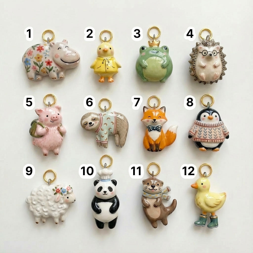 Hippopotamus Pendant Accessory For The Animal World