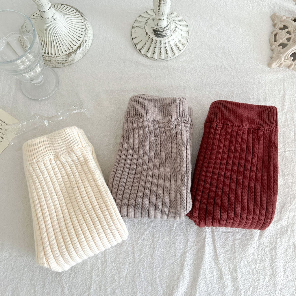 Children's Clothing Baby Knitted Cotton Wool Elastic Leggings