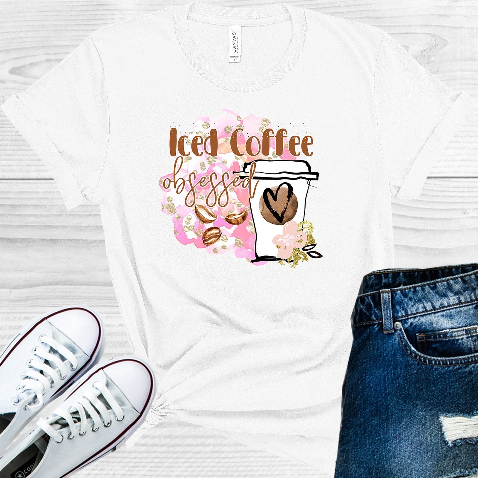 Iced Coffee Obsessed Graphic Tee