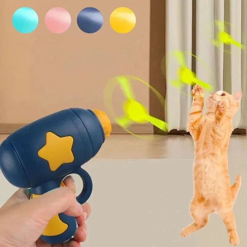 Cat Flying Disc Launcher | Interactive Toy for Kitten Training