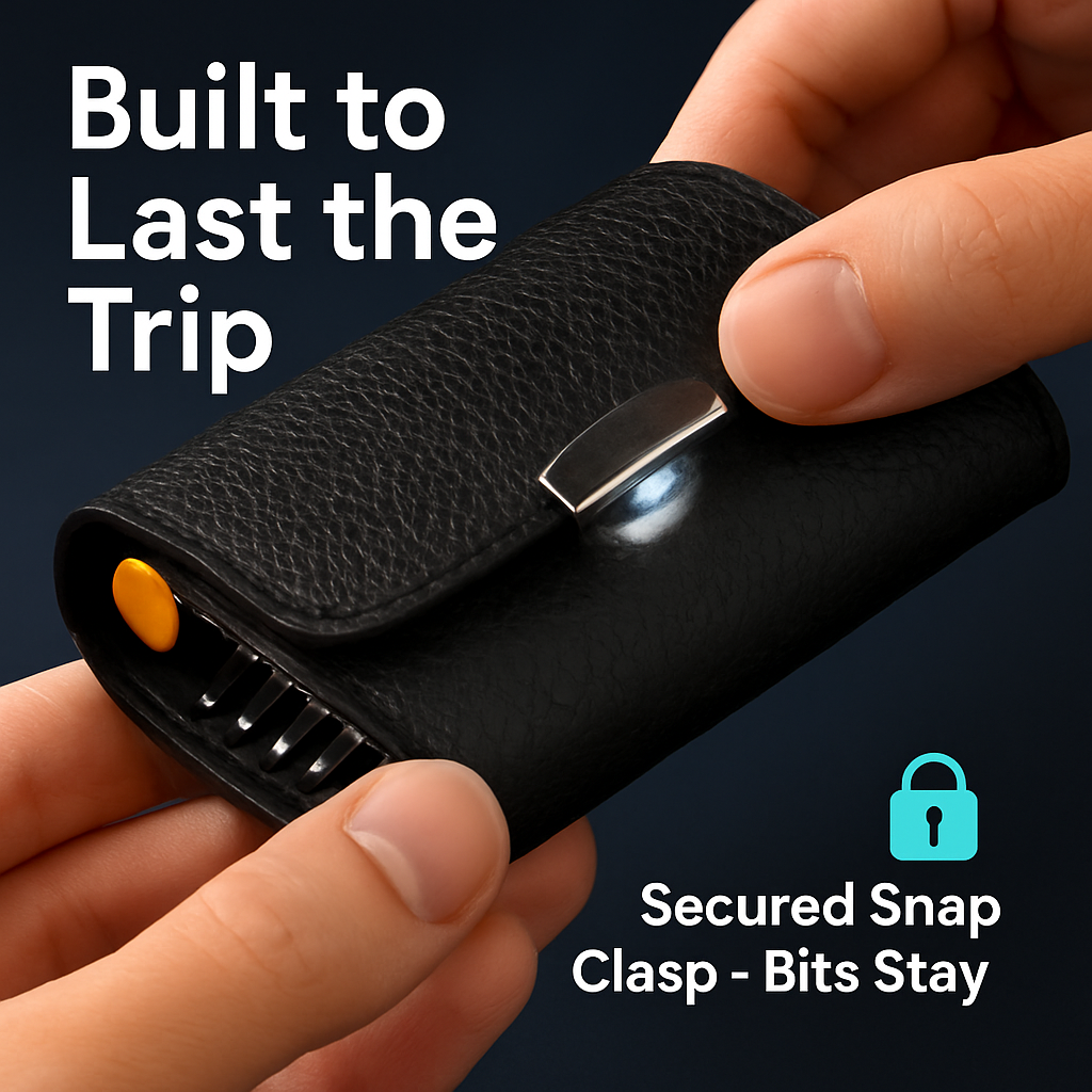 Precision Screwdriver Wallet Kit for Everyday Home Repairs