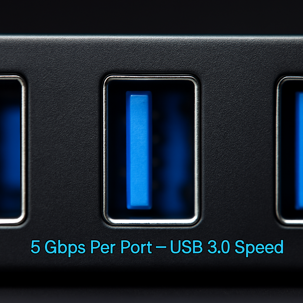 3-Port USB 3.0 Hub for Portable Connectivity