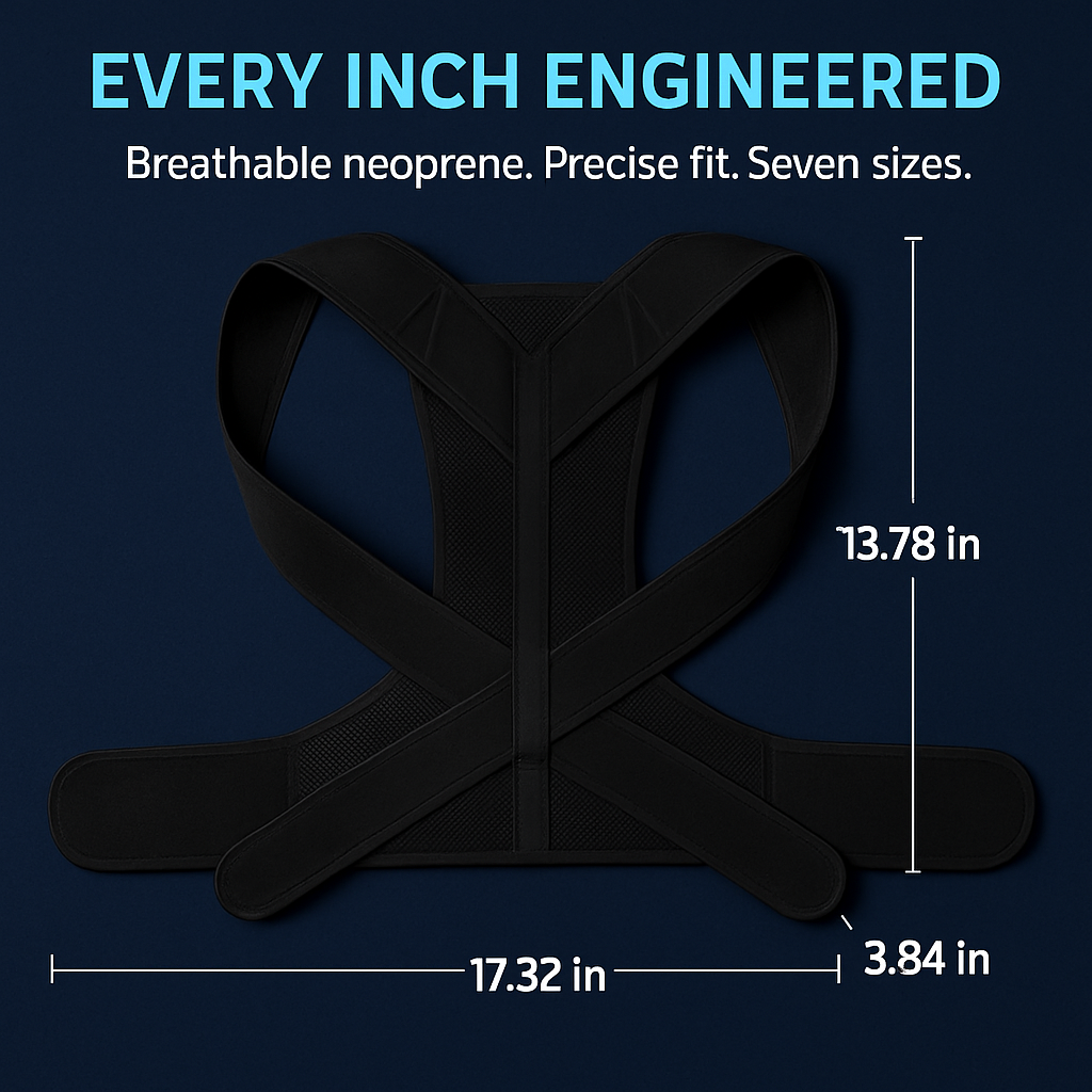 Back Posture Corrector for Upper Back and Lumbar Support