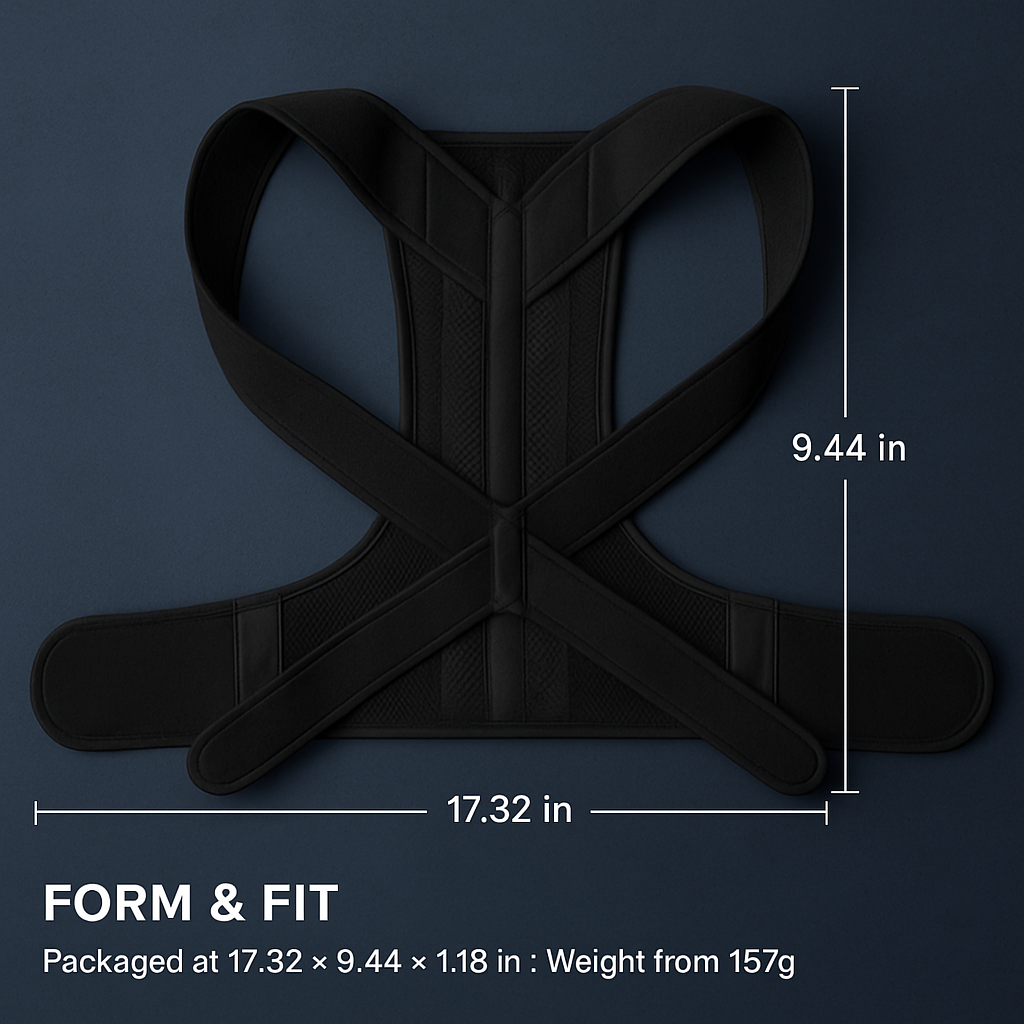 Back Posture Corrector for Upper Back and Lumbar Support