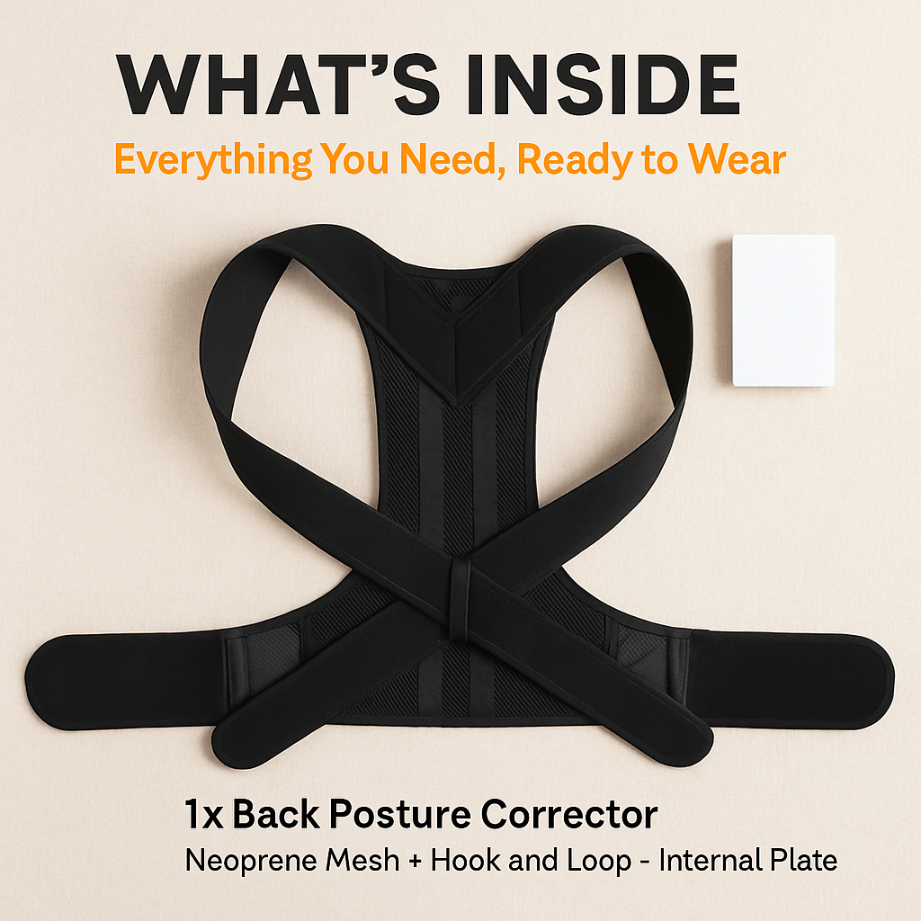 Back Posture Corrector for Upper Back and Lumbar Support
