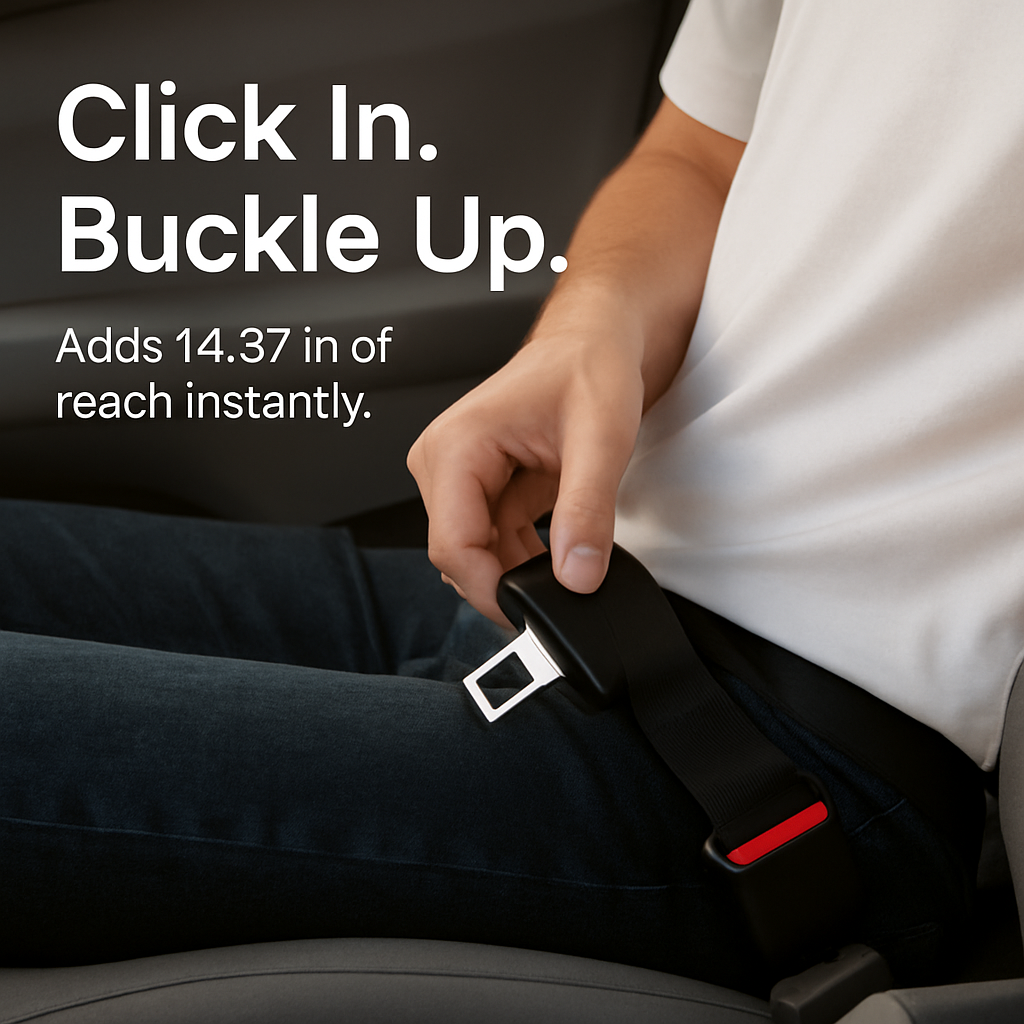 Car Seat Belt Extender for Easy Buckling