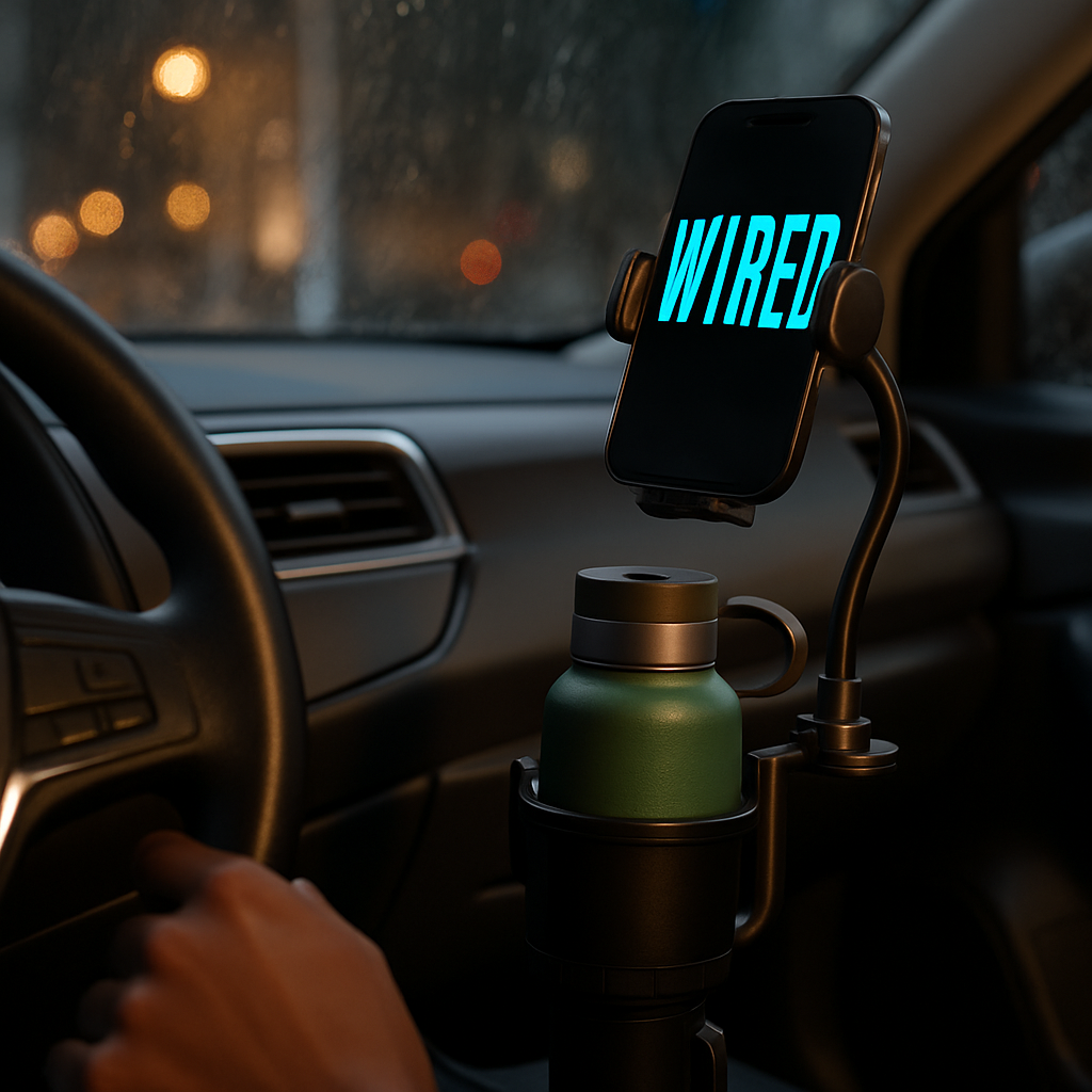 Car Cup Phone Holder with Adjustable Base