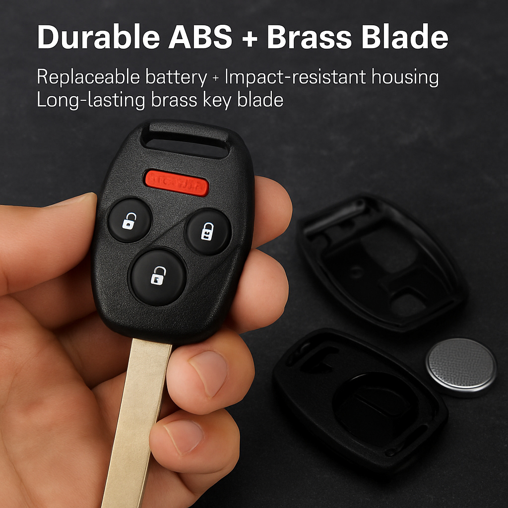 Key Fob Shell for Civic Replacement Shell