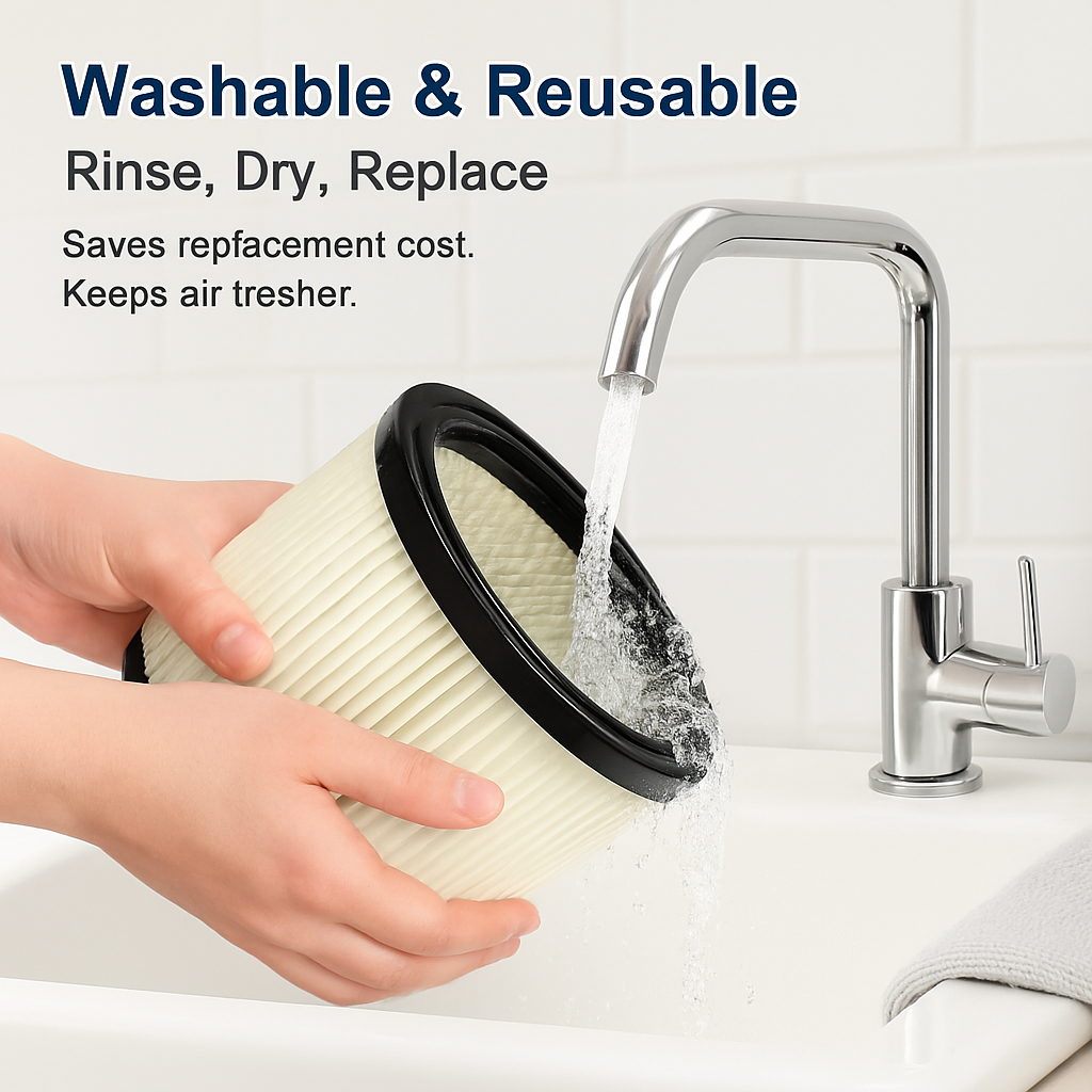 Cartridge Vacuum Filter Replacement for Home Use