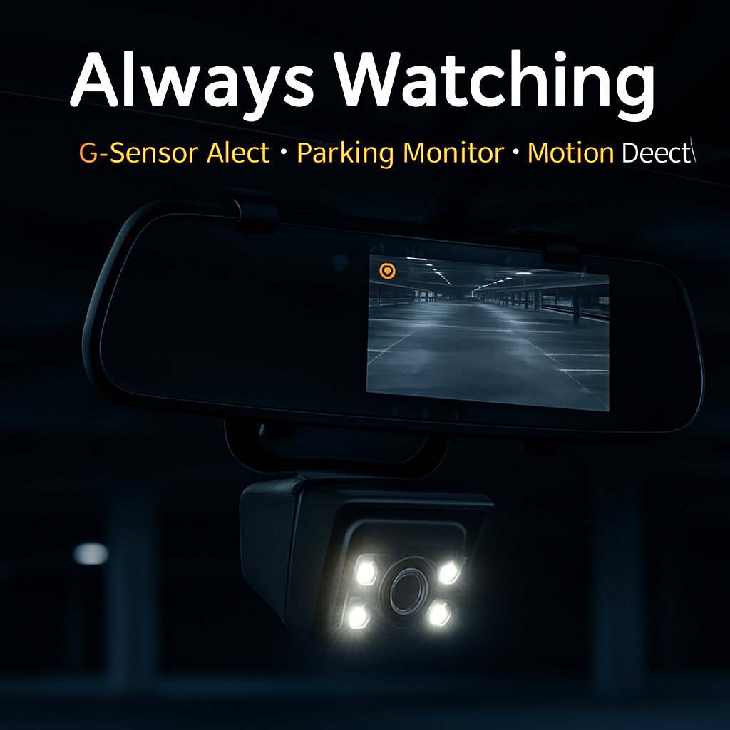 1080P Car DVR Dash Cam with 140° View and Loop Recording