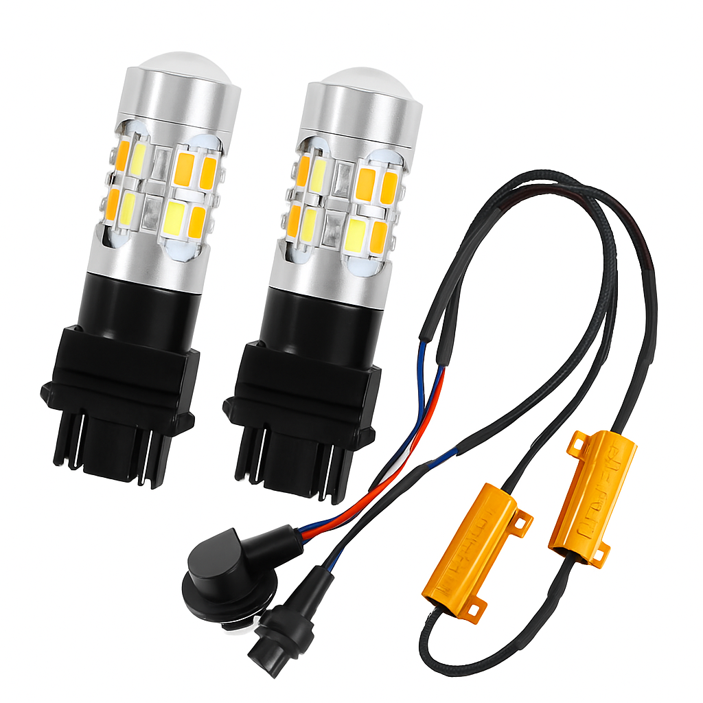 T25 3157 LED Bulbs for 12-24V Turn Signals
