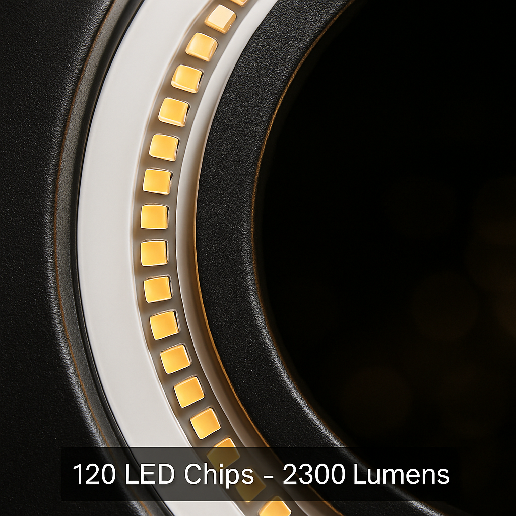 LED Ring Light with Tripod Stand for Photos