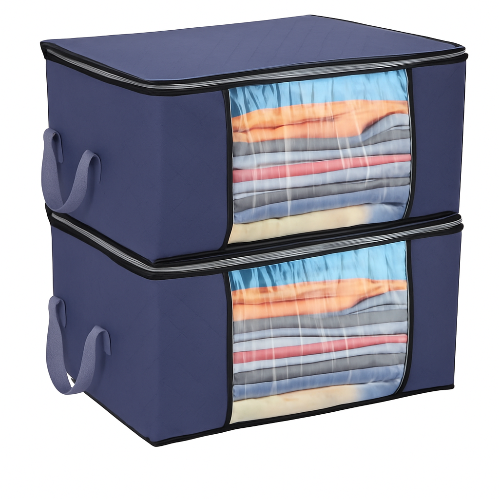 Clothes Storage Bag with Clear Window for Closet
