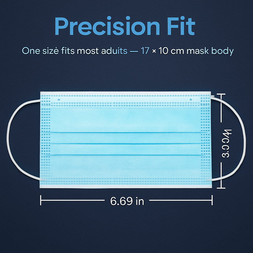 3-Layer Disposable Face Mask for Daily Protection