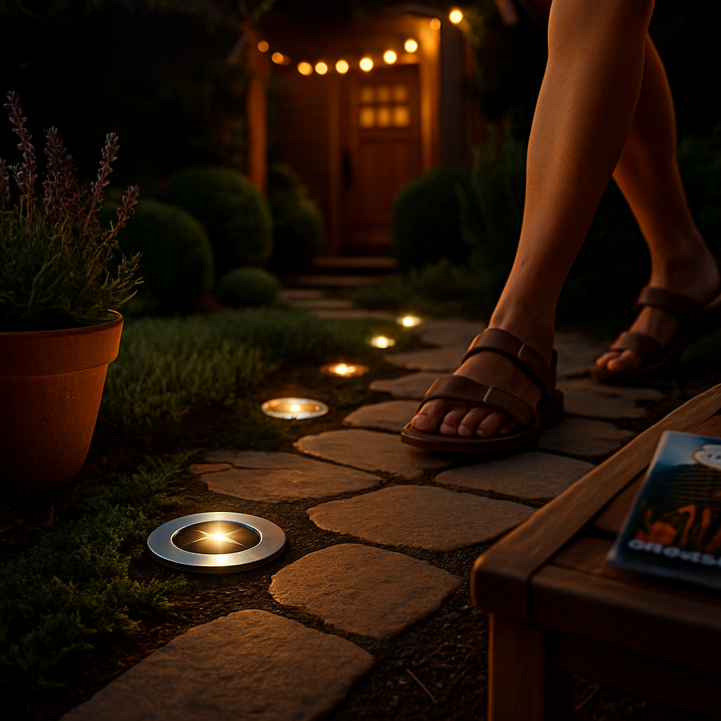 Solar Ground Light for Path and Lawn Outdoor