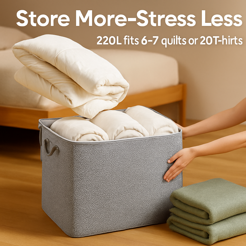 Foldable Non-Woven Storage Bags for Wardrobe Organization