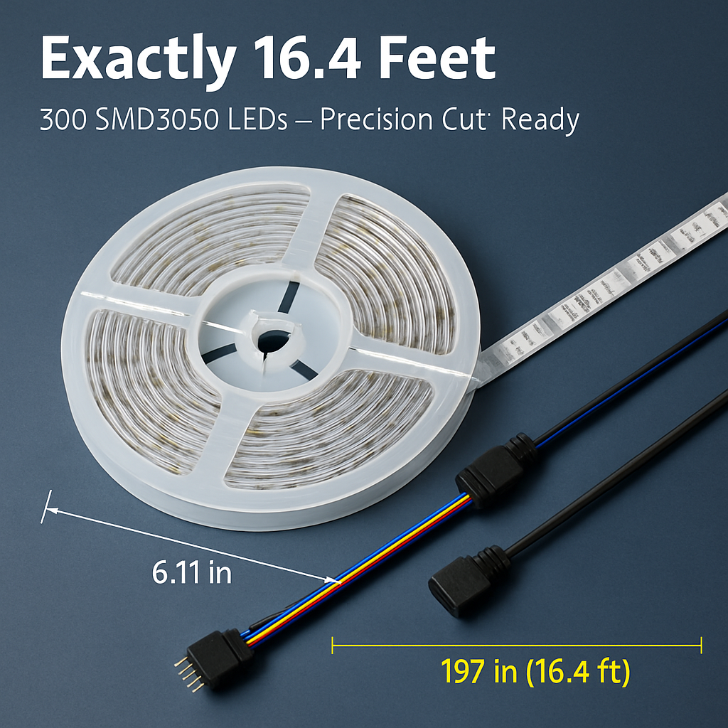 LED Strip Lights: Color Changing RGB, Waterproof, WiFi