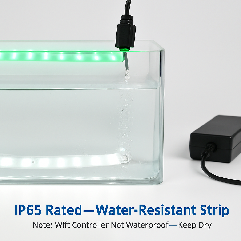 LED Strip Lights: Color Changing RGB, Waterproof, WiFi