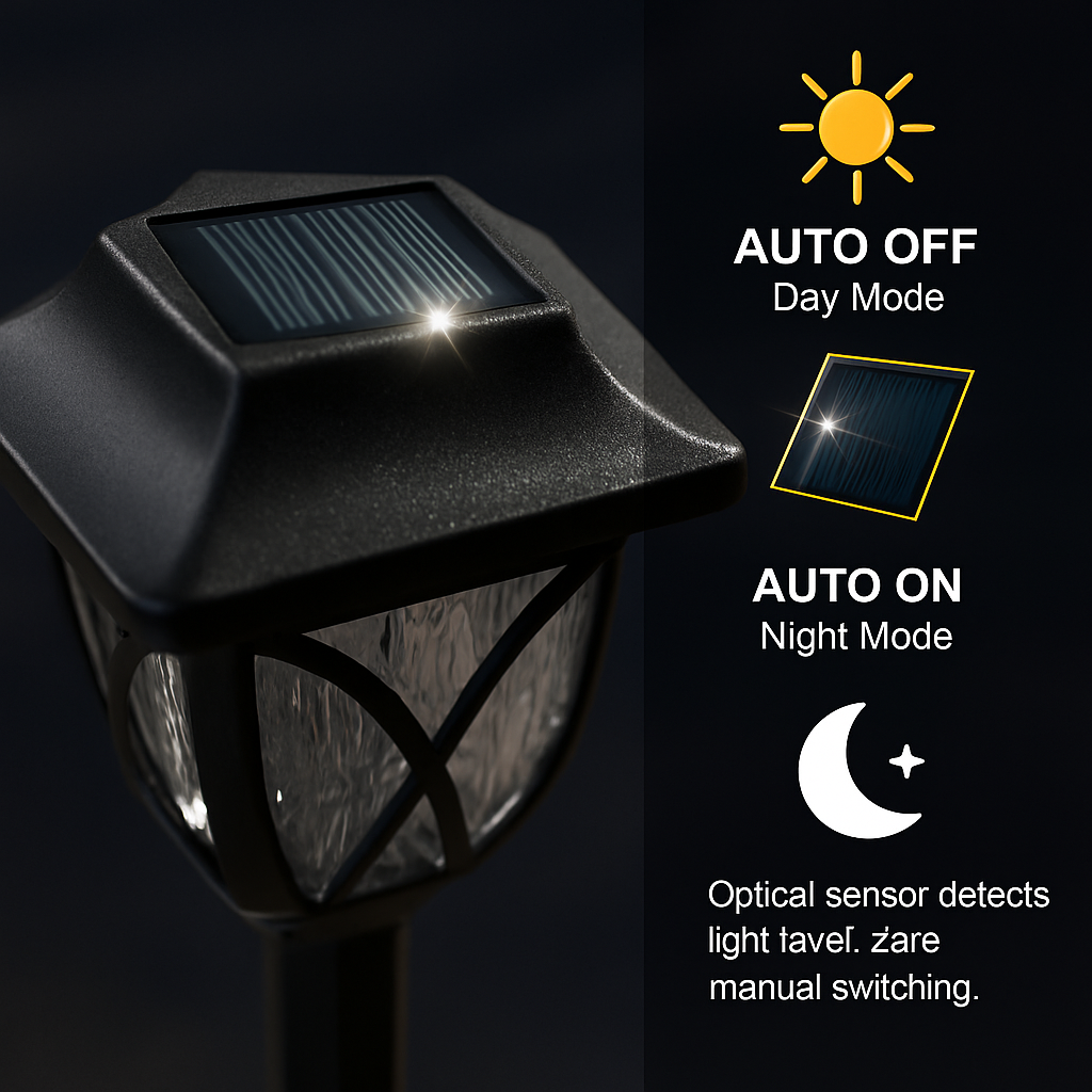 Solar Powered Stake Light for Garden, Pathway & Patio