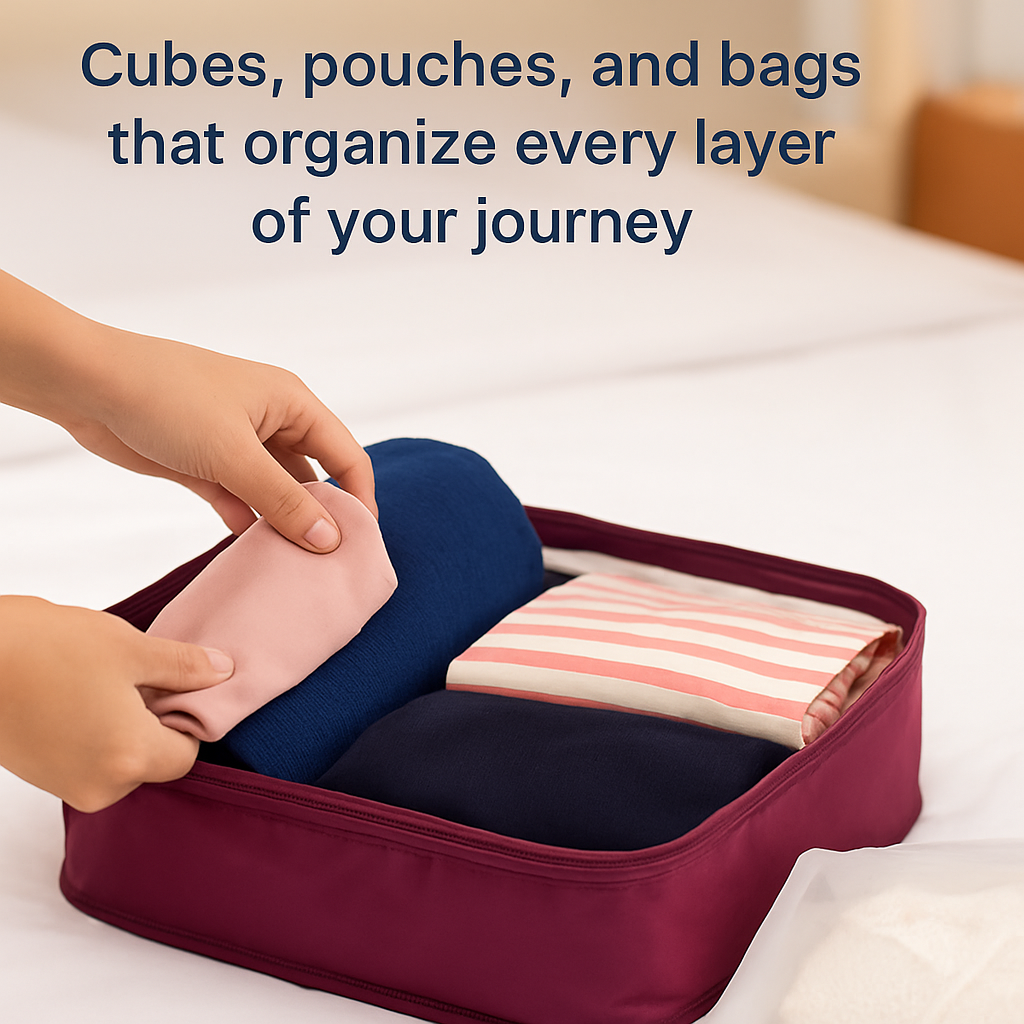 Storage Bags with Packing Cubes for Travel