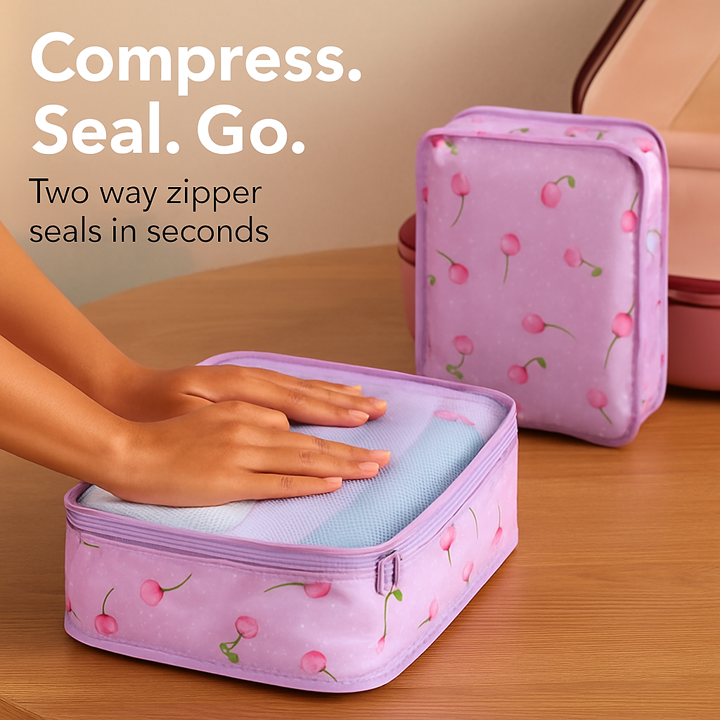 Storage Bags with Packing Cubes for Travel