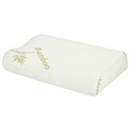 Bamboo Memory Foam Sleep Pillow Contoured Cervical Pillow