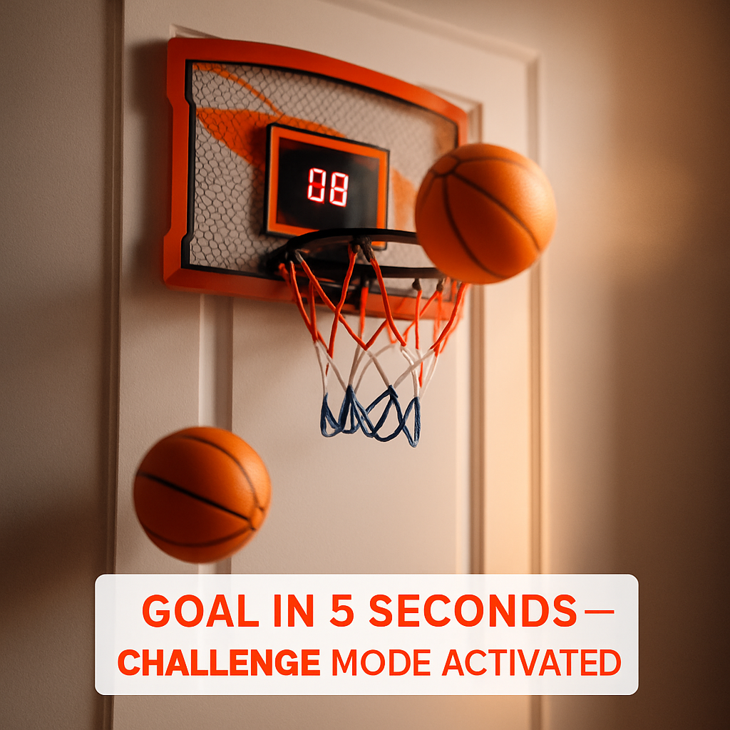 Indoor Mini Basketball Hoop Set for Door