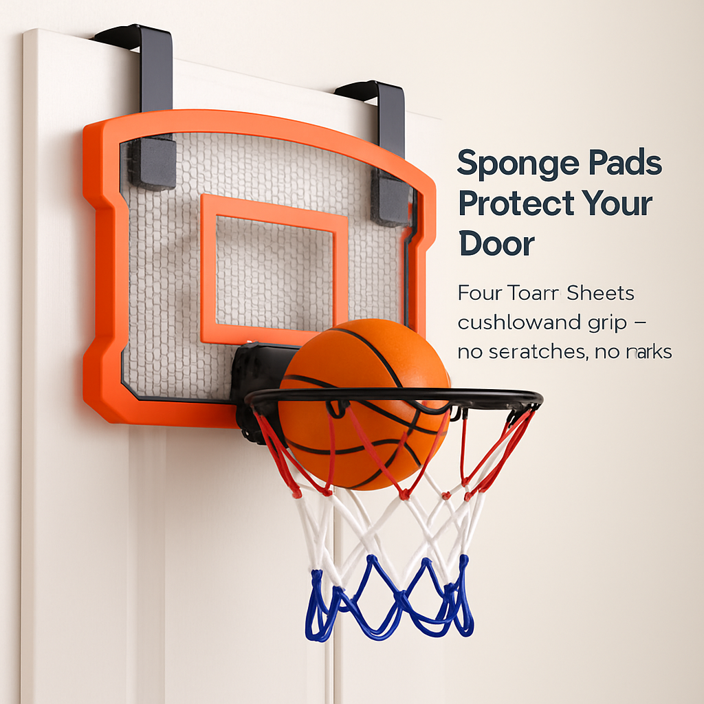 Indoor Mini Basketball Hoop Set for Door
