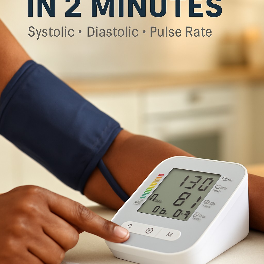 Arm Blood Pressure Monitor with Voice Broadcast